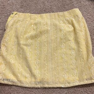 Yellow skirt